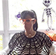 Wearable Web Caplet/Poncho
